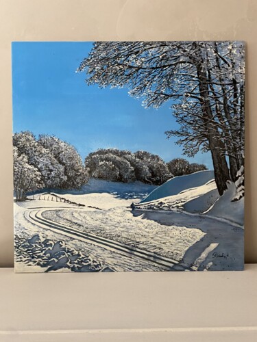 Peinture intitulée "photorealisme" par David, Œuvre d'art originale, Huile