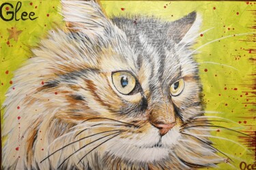 Peinture intitulée "Glee" par Océane Bourderotte, Œuvre d'art originale, Acrylique Monté sur Carton