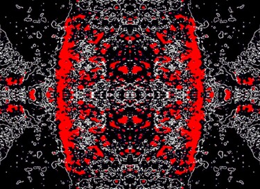 Photography titled "Razor Cut 4" by Ken Lerner, Original Artwork, Digital Photography