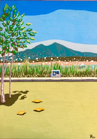 제목이 "Laguna Niguel Regio…"인 미술작품 Alexandra Uryasova로, 원작, 아크릴 나무 들것 프레임에 장착됨