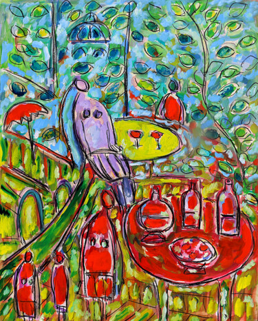 Peinture intitulée "Flesh and dream" par Jean Mirre, Œuvre d'art originale, Huile