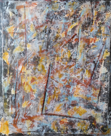 Painting titled "Clessidra astrale" by Luigi Ercolano, Original Artwork, Acrylic