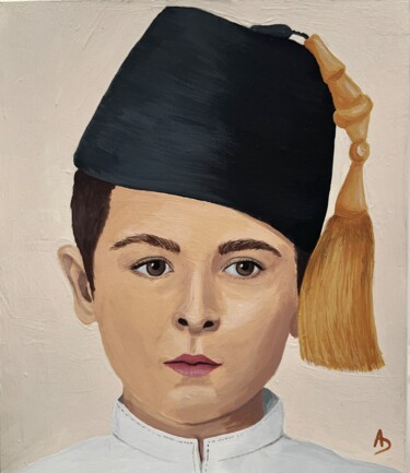 绘画 标题为“Isaac C, 1895, Fez” 由Anna D., 原创艺术品, 丙烯
