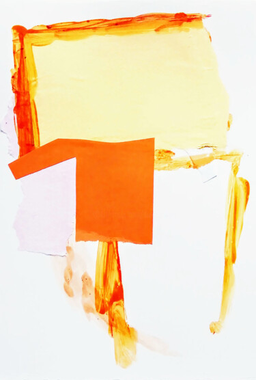 Collages titled "No.1" by Dusan Stosic, Original Artwork, Collages Mounted on Cardboard