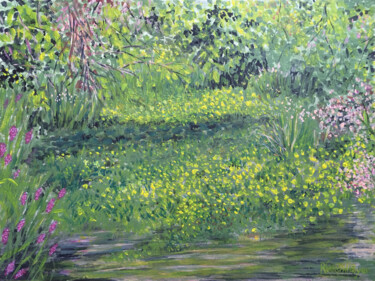 "Un été aux Marais d…" başlıklı Tablo Camille Rouschmeyer tarafından, Orijinal sanat, Akrilik