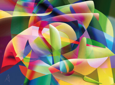 Digitale Kunst mit dem Titel "2801" von Jean Jacques Apertet, Original-Kunstwerk, Digitale Malerei