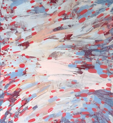 Painting titled "Middle calming abst…" by Julia Brinkfrau, Original Artwork, Acrylic