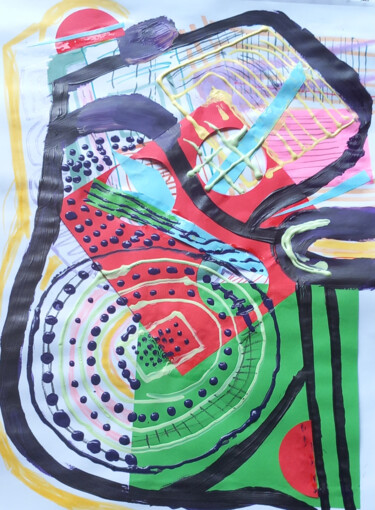 Collages intitulée "Groenlo" par Ronnie Kolner, Œuvre d'art originale, Collages