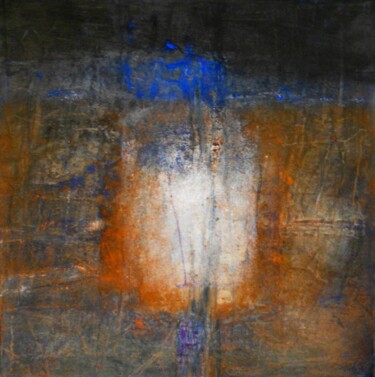 Peinture intitulée "Sel" par Dominique Comolet, Œuvre d'art originale, Huile Monté sur Châssis en bois