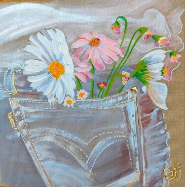 Solène " Solennen, digne" Peinture intitulée "Solène " Solennen,…" par Brigitte Jorda Juan, Œuvre d'art originale, Acrylique Monté sur Carton