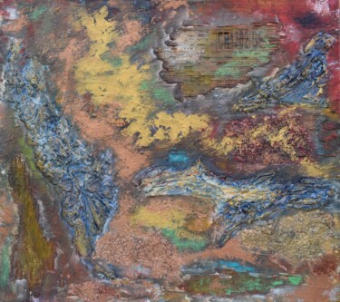 Painting titled "In a gadda da vida" by Stefano Tomasi, Original Artwork, Acrylic Mounted on Wood Stretcher frame