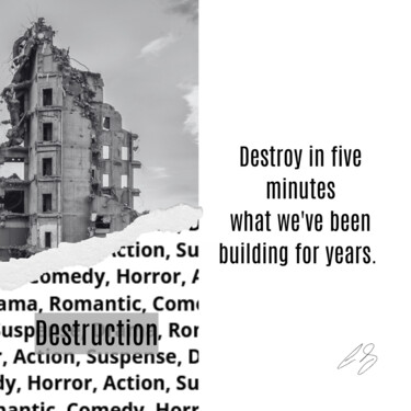 Digital Arts titled "Destruction [retro]…" by Enrico Siconnelly, Original Artwork, 2D Digital Work