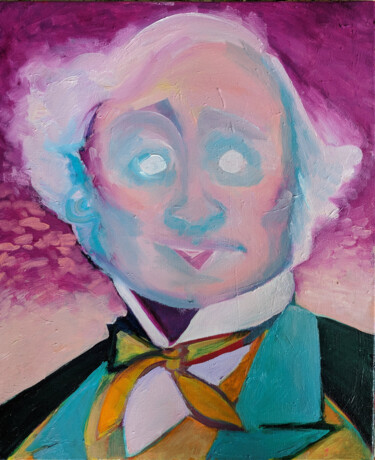 Trying Not To Fart 4 绘画 标题为“Trying Not To Fart 4” 由Oberlin The Artist, 原创艺术品, 油