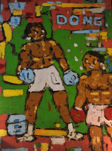 绘画 标题为“Dong- il est l'heur…” 由Nos.Ph, 原创艺术品, 丙烯 安装在artwork_cat.上