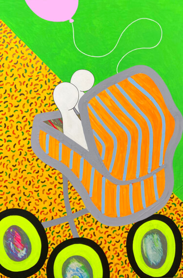 "Down Hill" başlıklı Tablo Rick Fraterman tarafından, Orijinal sanat, Akrilik