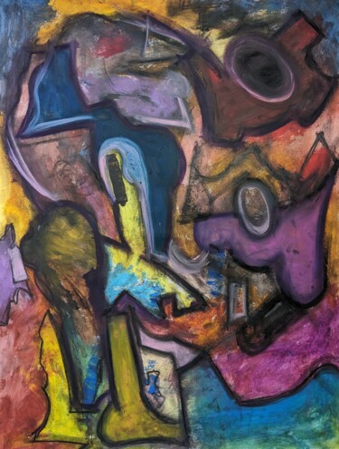 Pintura intitulada "Boundaries" por Kazi Muhammed Taki, Obras de arte originais, Acrílico