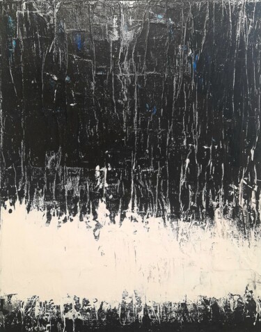 绘画 标题为“"White in the night"” 由Alessio Mariotto, 原创艺术品, 丙烯 安装在木质担架架上