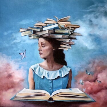 Malerei mit dem Titel "Freethinker" von Veronica Ciccarese, Original-Kunstwerk, Öl