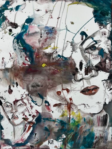 Earthquake 绘画 标题为“Earthquake” 由Katerina Anchugova, 原创艺术品, 水彩