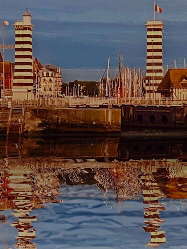 Photographie intitulée "Trouville sur mer" par Patrick Maze, Œuvre d'art originale, Photographie manipulée