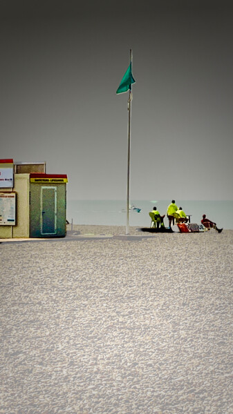 Photographie intitulée "Rescue" par Patrick Maze, Œuvre d'art originale, Photographie numérique