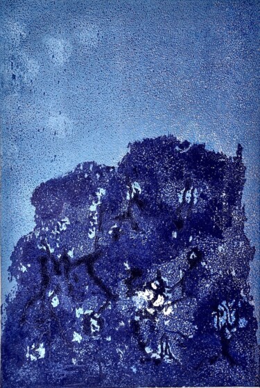 Printmaking titled "harmonie du soir" by Dominique Louis Heraud, Original Artwork, Engraving