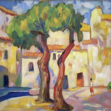 Цифровое искусство под названием "Two Trees" - Elena Avanesova, Подлинное произведение искусства, Цифровая живопись