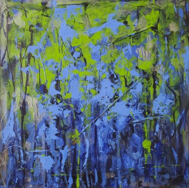 Painting titled "Beyond The Obvious" by Joyce Fournier, Original Artwork, Acrylic Mounted on Wood Stretcher frame