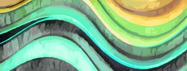 数字艺术 标题为“Abstract 14141” 由Hrdesign111, 原创艺术品, 数字油画