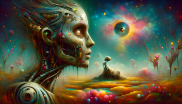 数字艺术 标题为“Grim Awakening” 由Andrew (Chalfont Art Studio), 原创艺术品, AI生成的图像