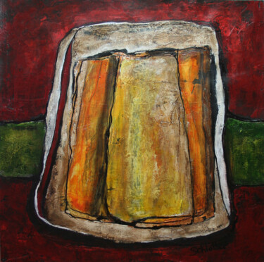 Painting titled "Au revoir Saigon" by F. Schlotter, Original Artwork, Acrylic