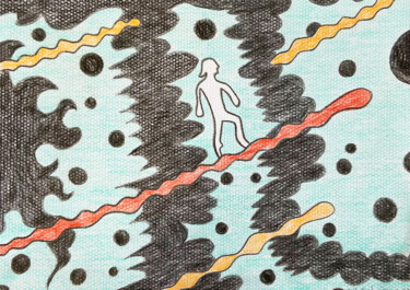 Untitled (Drawing 004) 图画 标题为“Untitled (Drawing 0…” 由Rick Fraterman, 原创艺术品, 铅笔