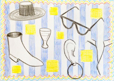 Untitled (Drawing 010) 图画 标题为“Untitled (Drawing 0…” 由Rick Fraterman, 原创艺术品, 铅笔
