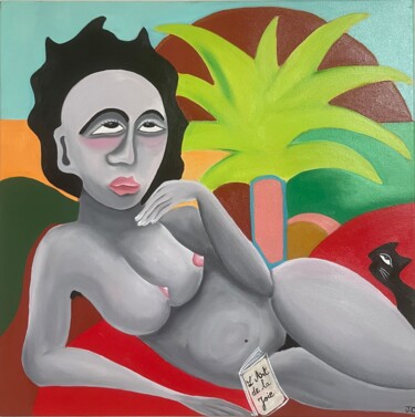L’ART DE LA JOIE Peinture intitulée "L’ART DE LA JOIE" par Julie Coudret Carrasco, Œuvre d'art originale, Huile Monté sur Châssis en bois