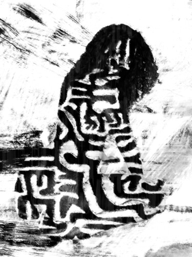 数字艺术 标题为“Dydige 001b” 由V'Nian Purks, 原创艺术品, 数字油画