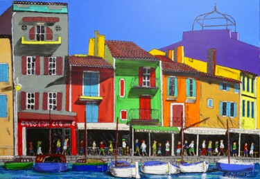 Painting titled "CASSIS II" by Detlev Eilhardt, Original Artwork, Acrylic