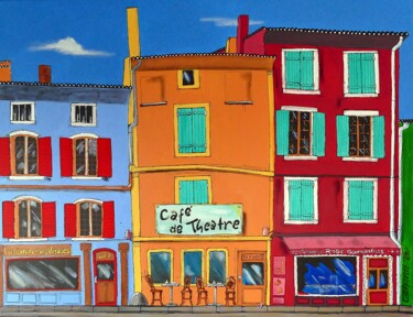 Peinture intitulée "quelque part dans l…" par Detlev Eilhardt, Œuvre d'art originale, Acrylique