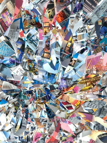 Collages titled "FAMICOM ROBOT" by Agnès Adamowicz, Original Artwork, Collages