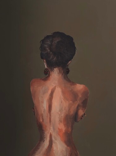 МУZA Painting titled "МУZA" by Maria Ivanova (Volterbeat), Original Artwork, Acrylic Mounted on Wood Stretcher frame