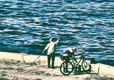 Fotografie getiteld "FISHERMEN" door Guillaume Mugg, Origineel Kunstwerk, Digitale fotografie