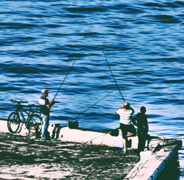 Fotografie getiteld "FISHERMEN 2" door Guillaume Mugg, Origineel Kunstwerk, Digitale fotografie