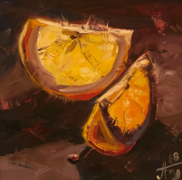 Peinture intitulée "Un rayon de soleil" par Alexandra Uryasova, Œuvre d'art originale, Huile Monté sur Châssis en bois