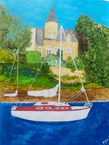 Peinture intitulée "Plaisance" par Philippe Bourbonneux, Œuvre d'art originale, Acrylique
