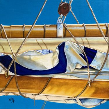 Peinture intitulée "Maria manuela II" par M'Do, Œuvre d'art originale, Acrylique Monté sur Châssis en bois