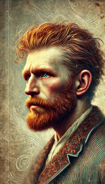 数字艺术 标题为“Vincent van Gogh: E…” 由Daniel Bauer, 原创艺术品, AI生成的图像