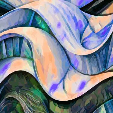 数字艺术 标题为“Abstract 14214” 由Hrdesign111, 原创艺术品, 数字油画