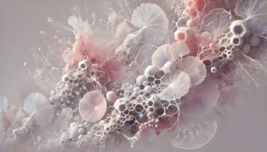Digital Arts titled "Zarte Geflechte" by Daniel Bauer, Original Artwork, 2D Digital Work