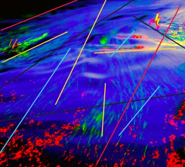 Fotografía titulada "ORGANIC COLOR SEVEN" por Patrick Hesnard, Obra de arte original, Fotografía digital