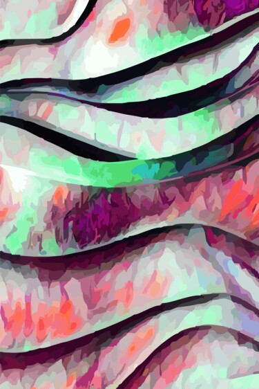 Abstract 14219 数字艺术 标题为“Abstract 14219” 由Hrdesign111, 原创艺术品, 数字油画