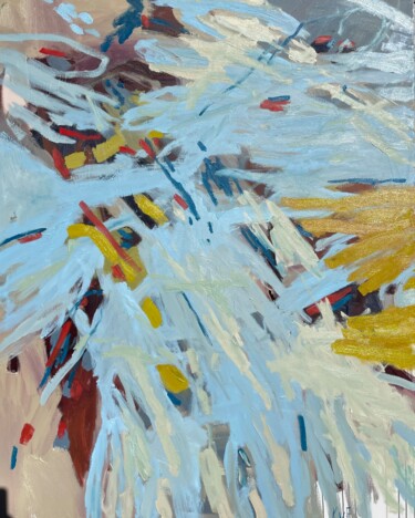 Painting titled "Heavenly energy 2" by Elena Kovalskaia, Original Artwork, Oil